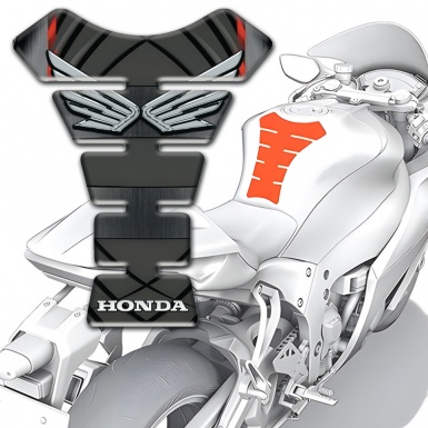 Honda Tank Pad Protector Silver Winds logo Racing Edition Model 
