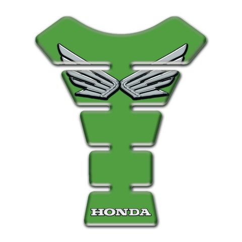 Honda Tank Fuse Green Base Silver Logo 