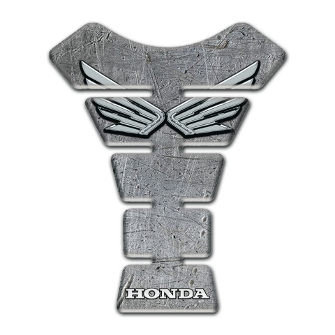 Honda Tank Fuse Stone Base Design Silver Logo 