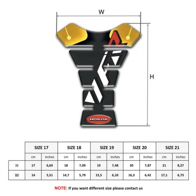 Honda Tank Protector Premium Quality Design VFR Style 