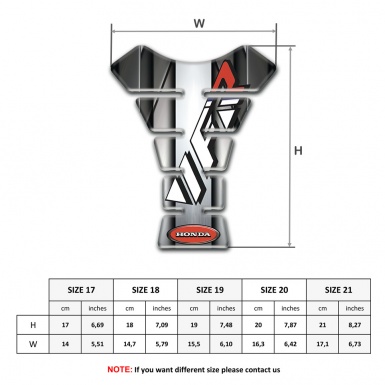 Honda Tank Protector VFR Logo High-Quality Version 