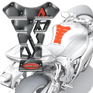 Honda Tank Pad Protector Grey Leather Base VFR Model 