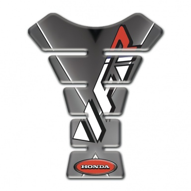 Honda Tank Pad Protector Grey Background with VFR Logo Style 