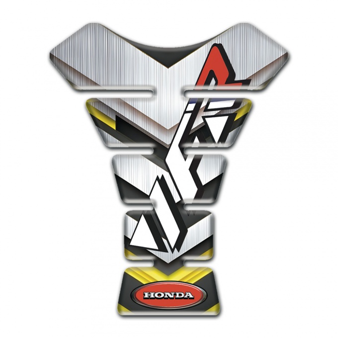 Honda Tank Fuse VFR Edition Silver V Shape Decoration Base 