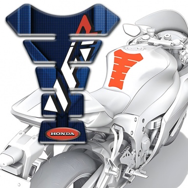 Honda Tank Fuse VFR Style Dark Blue Base Nuance 