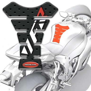 Honda Tank Pad Motorbike Perforated Background Design VFR Style 