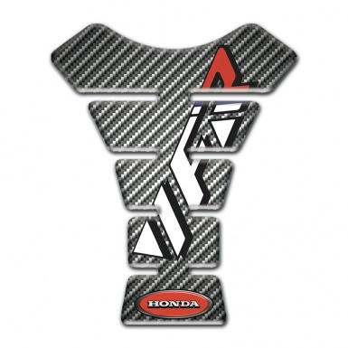 Honda Tank Pad Motorbike VFR Style Classic Carbon Design 