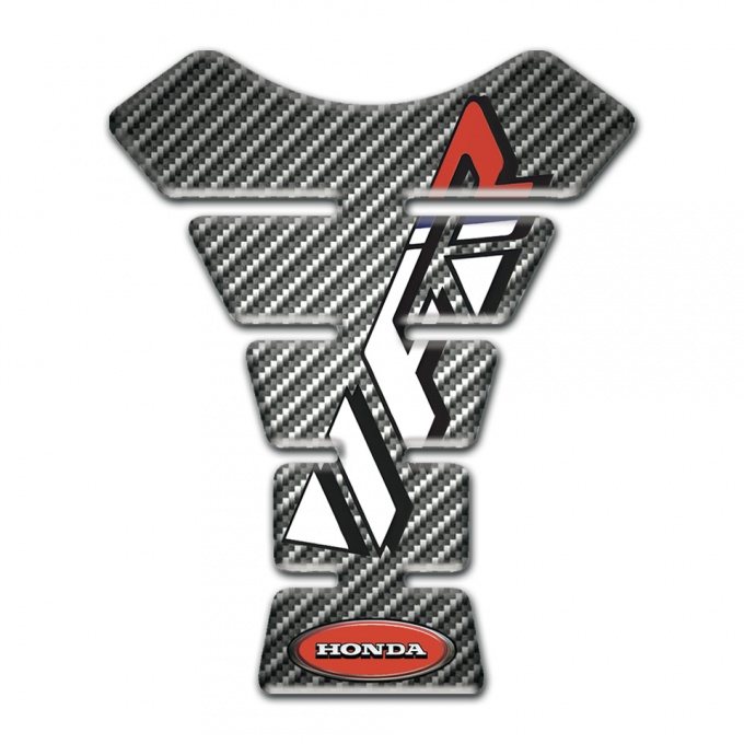 Honda Tank Pad Motorbike VFR Style Classic Carbon Design 