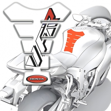 Honda Tank Protector White Design VFR Logo 