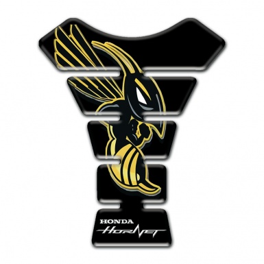 Honda Tank Guard Pads Black Print Hornet Logo 