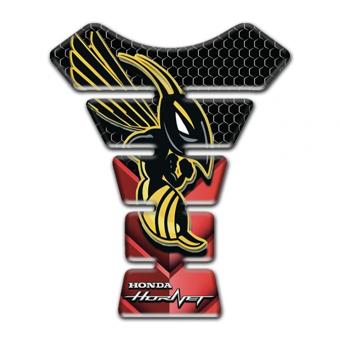 Honda Tank Pad Protector Black Red Base decoration Hornet Edition 