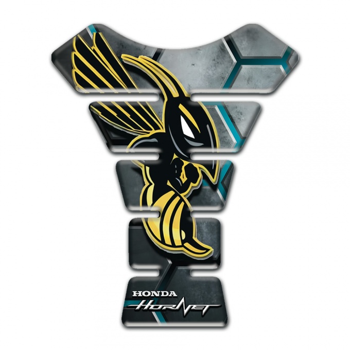 Honda Tank Fuse Grey Stylish Base Design Logo Hornet 