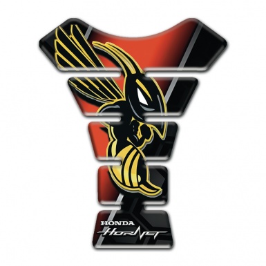 Honda Tank Protector Orange Base Motive Hornet Logo 