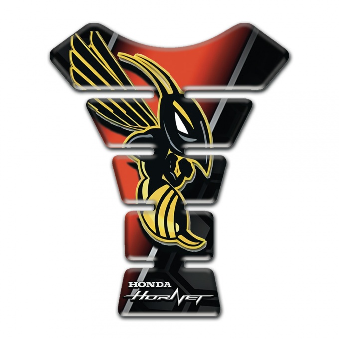 Honda Tank Protector Orange Base Motive Hornet Logo 