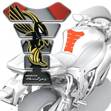 Honda Tank Pad Protector Silicone Sticker Hornet Version 