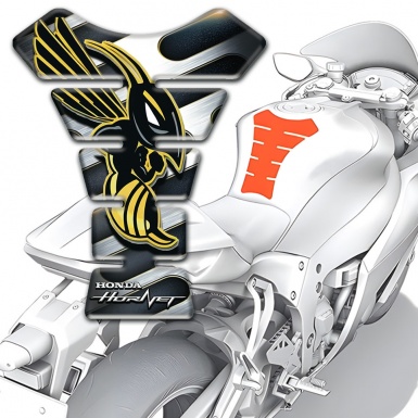 Honda Tank Protector Grey Black elements Print Hornet Style 