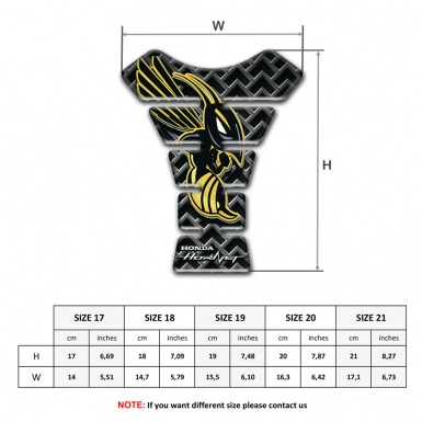 Honda Tank Protector Grey Grid Base Version 
