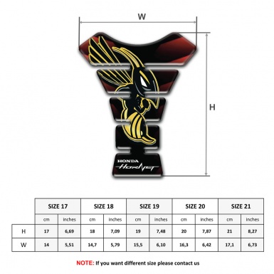 Honda Tank Fuse Motorcycle Anti Slip Sticker Best Style 