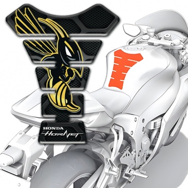 Honda Tank Fuse Hornet Style Center  Silicone Sticker Type 