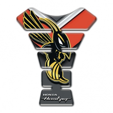 Honda Tank Fuse Orange GRey Background With Logo Hornet Style 