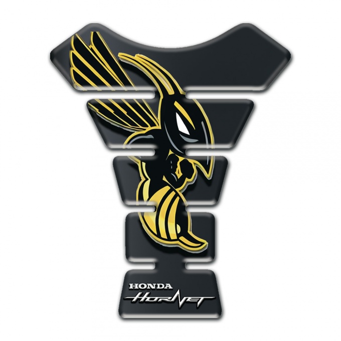 Honda Tank Pad Protector Graphite Effect Base and Hornet Logo 