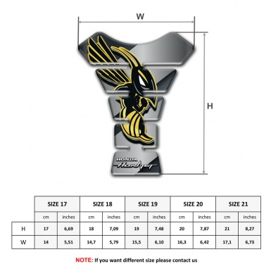 Honda Tank Fuse Grey Black Version Hornet Logo Type 