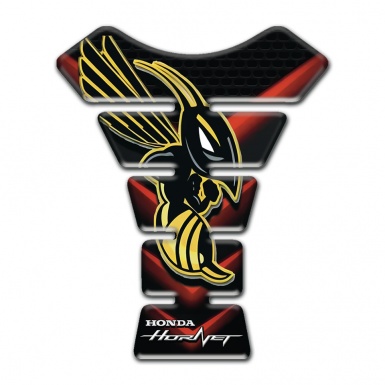 Honda Tank Fuse Logo with Hornet Anti Slip Sticker 