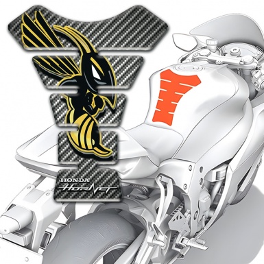 Honda Tank Protector Classic Carbon Design Hornet Logo 