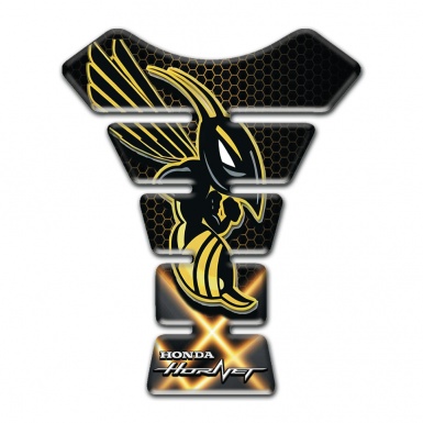 Honda Tank Pad Protector Hornet Logo Orange Lights Style 