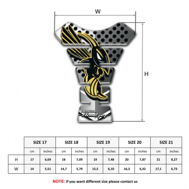 Honda Tank Fuse Perforated Effect Edition Hornet Model 