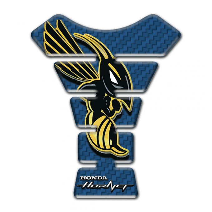Honda Tank Protector Navy Blue carbon base Hornet Style 
