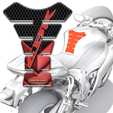 Honda Tank Guard Pads REd Black Print CBR Edition 