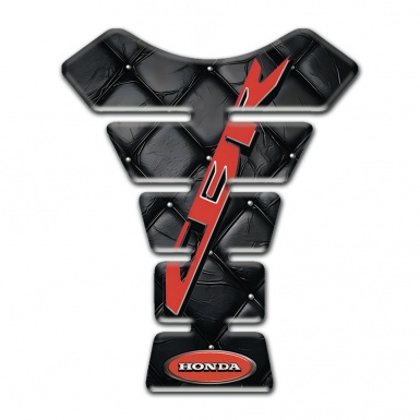 Honda Tank Guard Pads Black Leather effect Design CBR Logo 
