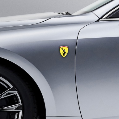 Ferrari Donkey Logo Domed Emblem Right Side