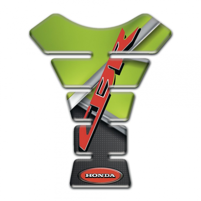 Honda Tank Pad Motorbike Fresh Green Motif Base CBR Logo 