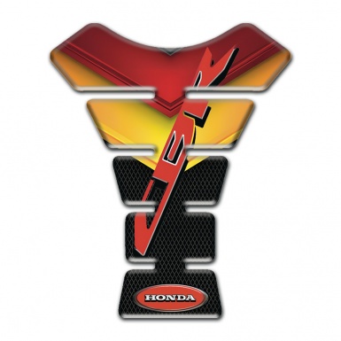 Honda Tank Pad Motorbike Fiery Design Base CBR Logo 