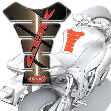 Honda Tank Protector Bronze Motife Design CBR Logo 