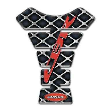Honda Tank Guard Pads Large Grid Design CBR Logo 