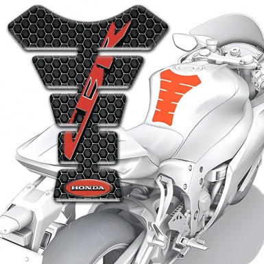 Honda Tank Guard Pads Perforated Metal with CBR Logo 