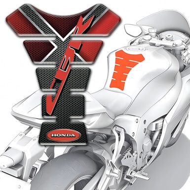 Honda Tank Protector Red Grey Elements Design CBR Style 