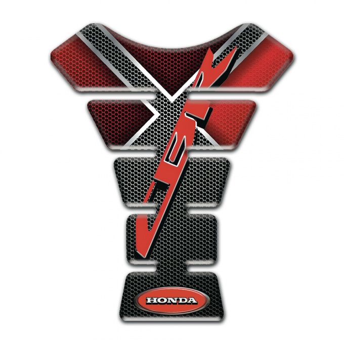 Honda Tank Protector Red Grey Elements Design CBR Style 