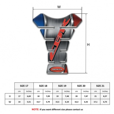 Honda Tank Guard Pads CBR Type Racing Edition 