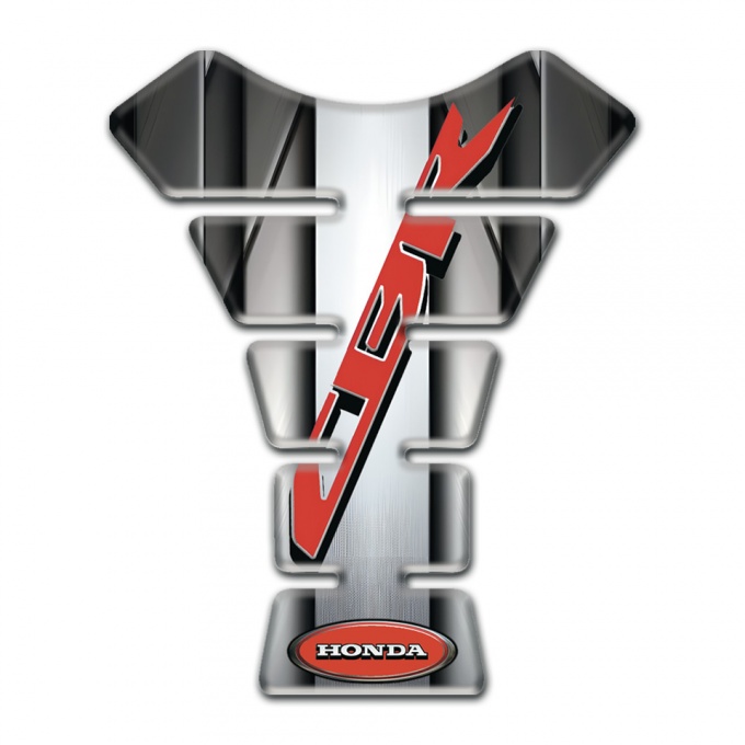 Honda Tank Fuse CBR Logo Metal Effect Background 