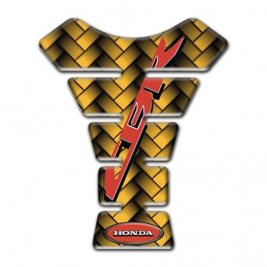 Honda Tank Fuse Yellow Braid Effect Cbr Version 