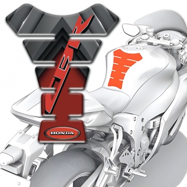 Honda Tank Pad Protector Reed Gray Motif CBR Logo 