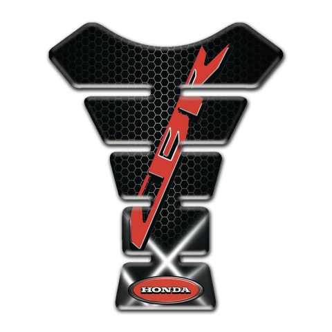 Honda Tank Pad Motorbike Crossed White Lights Design CBR Logo 