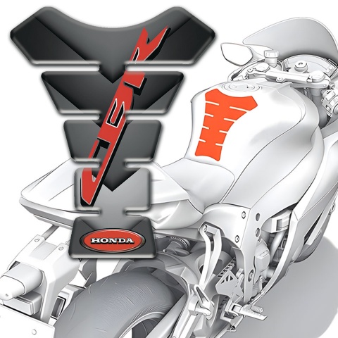 Honda Tank Protector Gray Nuanse Design CBR Style 