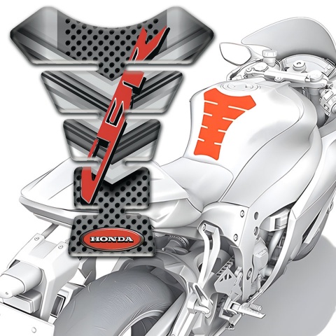 Honda Tank Fuse Gray Shield Effect Design CBR Style 