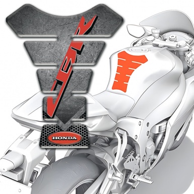 Honda Tank Pad Motorbike CBR Edition Scratched Plate Effect 