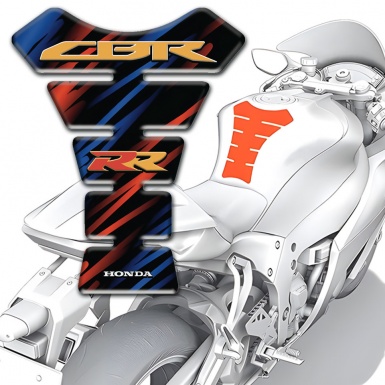 Honda Tank Fuse Silicone Sticker CBR RR Edition 